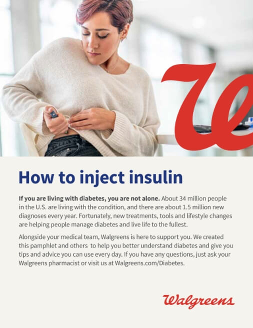How to inject insulin