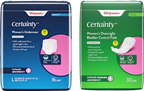 Heavy or overnight incontinence protection products