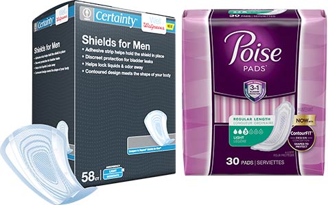Light incontinence protection products