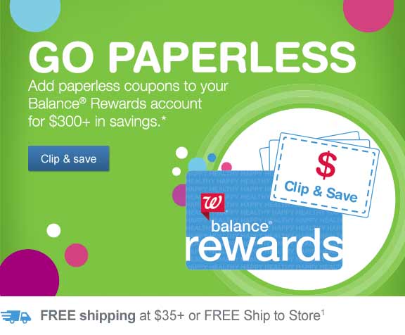 are walgreens paperless coupons store coupons