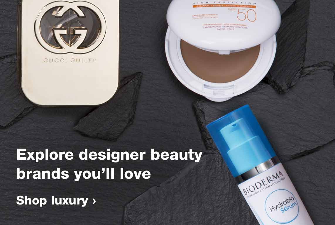 Explore designer beauty brands you'll love. Shop luxury.