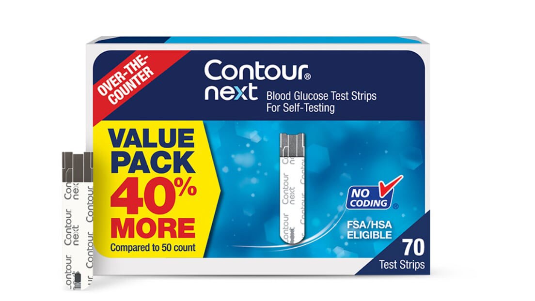 CONTOUR NEXT Blood Glucose Strips Value Pack | Walgreens